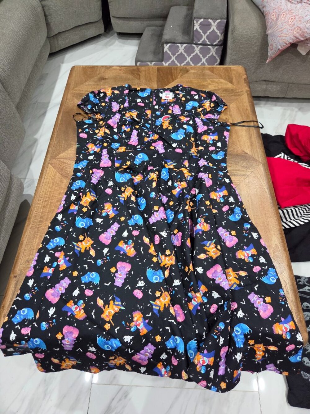 Hell Bunny Care Bears dress size 4xl 22 UK New